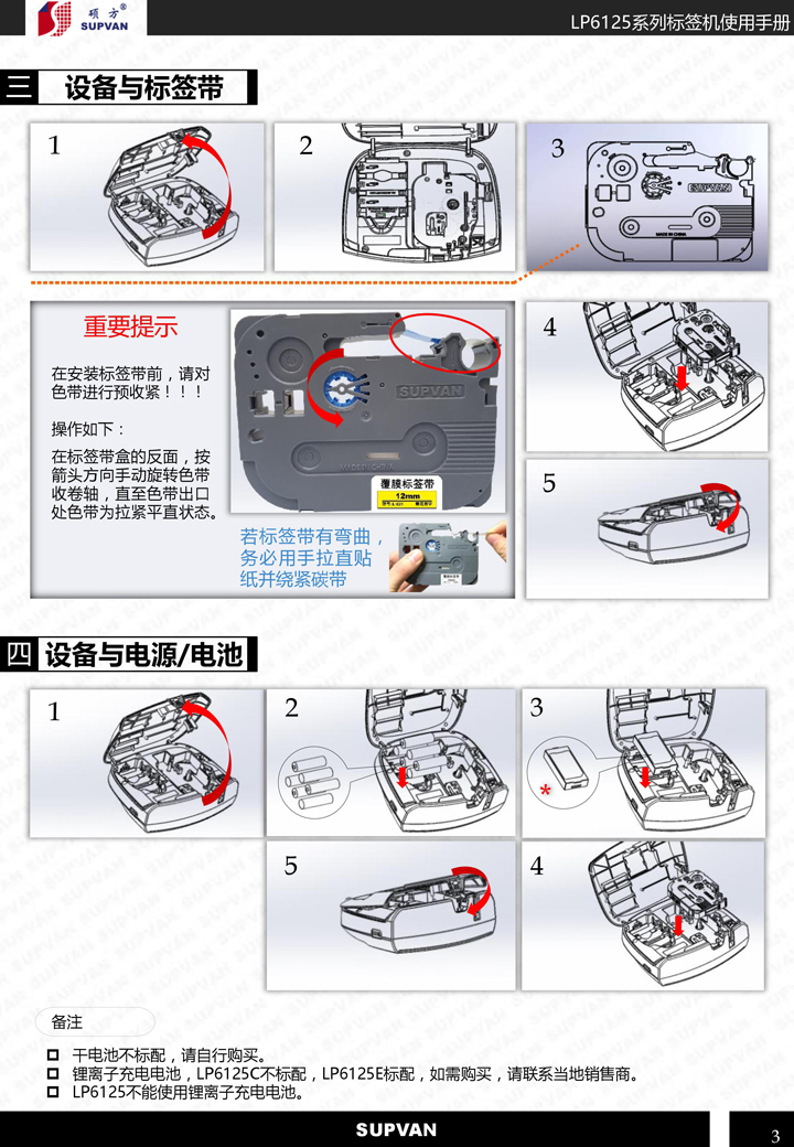 碩方標(biāo)簽機(jī)LP6125系列說明書