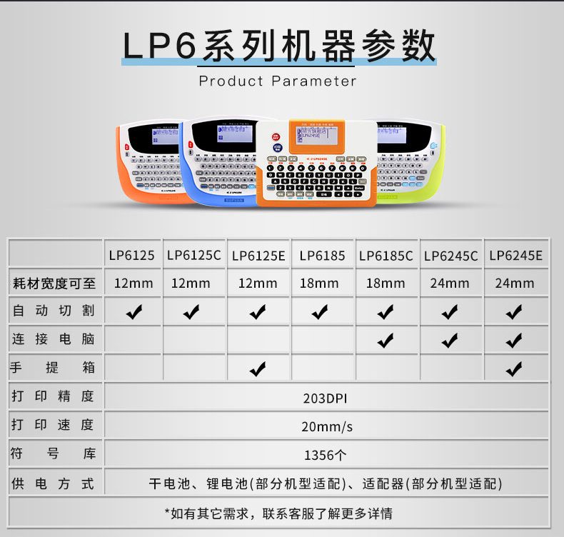 碩方LP6185C便攜式連續(xù)切割標(biāo)簽機